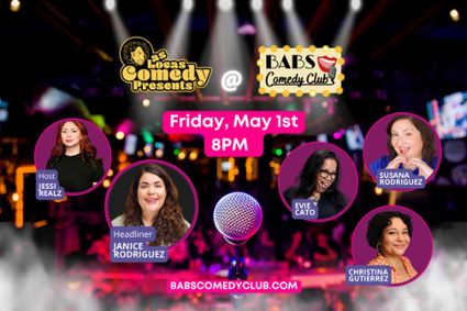 Las Locas Comedy at BABS Comedy Club show poster