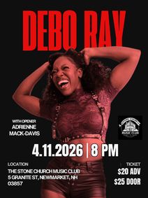Debo Ray Live at The Stone Church Music Club show poster
