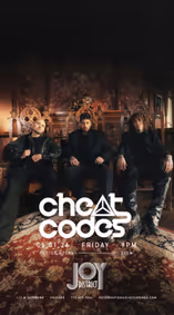 Cheat Codes show poster