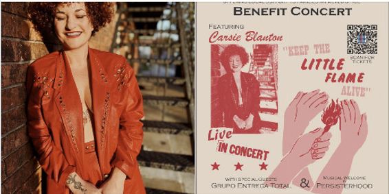 Carsie Blanton to Kick Off US Tour in West Michigan with Todos Bienvenidos Benefit Concert on May 12 show poster
