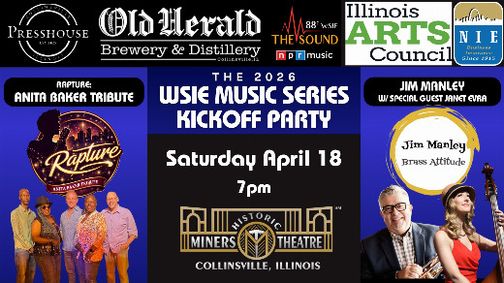 WSIE Music Series Kick-Off Party – April 18, 7pm show poster