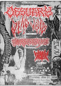 Ossuary, Dead Void, Anthropophagous, and Worm Altar at Ralph's Rock Diner show poster