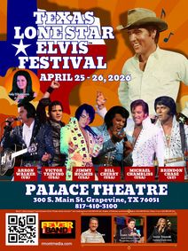 Texas Lone Star Elvis Festival show poster