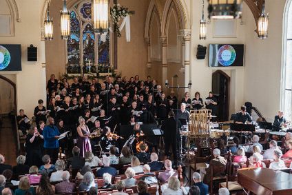 Easton Choral Arts Concert 'On Wings of Song' show poster
