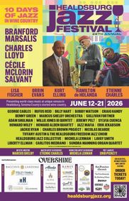 Healdsburg Jazz Festival show poster