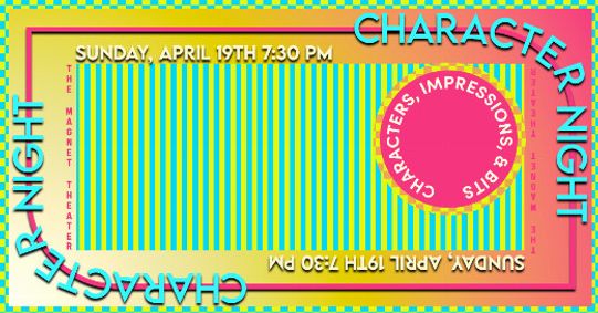 Character Night show poster