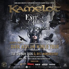 KAMELOT at O2 Ritz - Manchester show poster