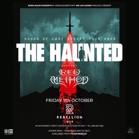 THE HAUNTED at Rebellion - Manchester show poster