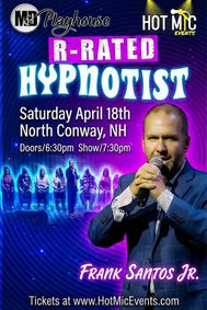 Frank Santos Jr. The R-Rated Comic Hypnotist show poster