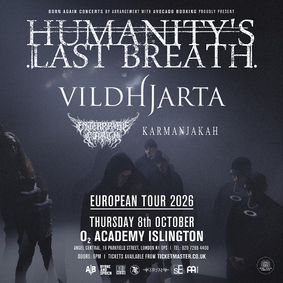 HUMANITY'S LAST BREATH at O2 Academy Islington - London show poster