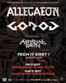 ALLEGAEON x GOROD at O2 Institute 3 - Birmingham in UK Regional