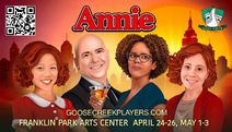 Annie the broadway musical, performed by Goose Creek Players