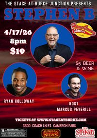 Home Grown Comedy at The Stage Cameron Park CA. Friday April 17th. USD 19 tickets show poster