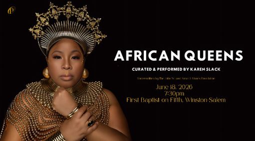 Karen Slack's African Queens  show poster