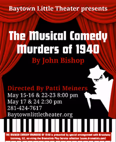 The Musical Comedy Murders of 1940 show poster