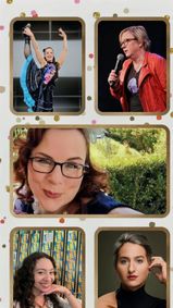 April's Allure in Laughs and Luster show poster