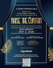 Raise the Curtain Annual Gala show poster