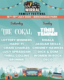 We are Wirral - Family Music Festival at Birkenhead Park show poster