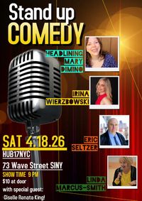 Saturday Night Live Stand Up Headlining Mary Dimino show poster