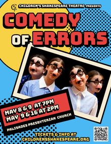 Comedy of Errors show poster