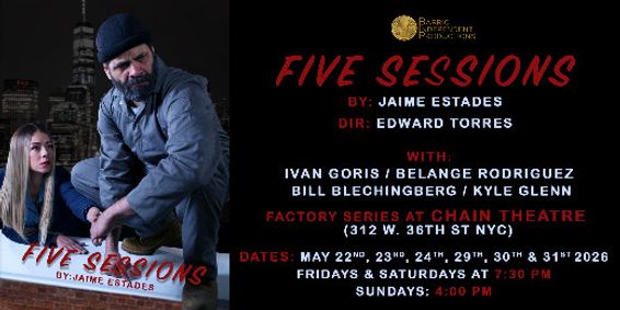 Five Sessions... a war in therapy show poster