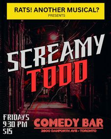 SCREAMY TODD: An Improvised Revenge Musical show poster