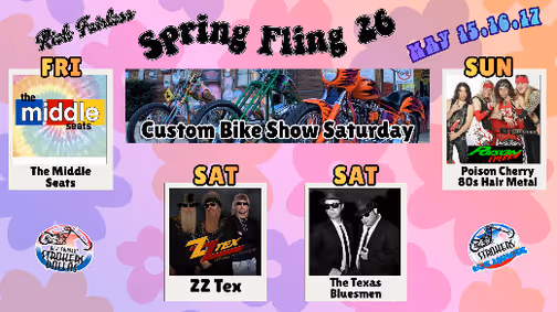 Bikes and Bands Bash – Custom Show + 3 Days of Live Music! show poster