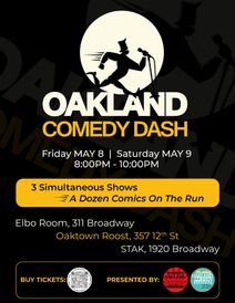 Oakland Comedy Dash (OCD) at STAK Space - Sat May 9 2026