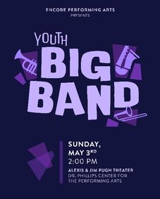 Encore Youth Big Band show poster