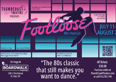 Footloose show poster