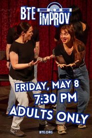 BTE Improv show poster