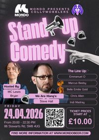 Comedy at Mondo Brewing Co Taproom Battersea : Steve Hall , Marcus Beeby , Emmanuel O and more show poster