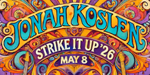 Original MSB Member Jonah Koslen comes home to The Kent Stage on May 8th!