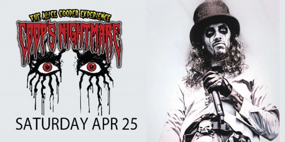 Coop's Nightmare brings The Alice Cooper Experience to Kent with Special Guest CREEDENCE 4/25! show poster