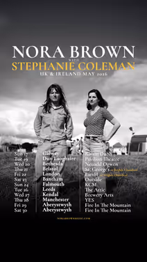Traditional old-time Nora Brown and Stephanie Coleman live at Pavilion Theatre - Dun Laoghaire, IE