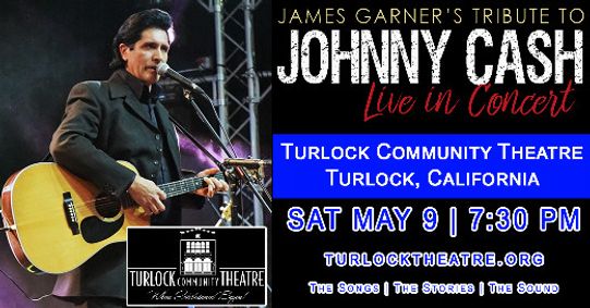 James Garner's Tribute to Johnny Cash show poster