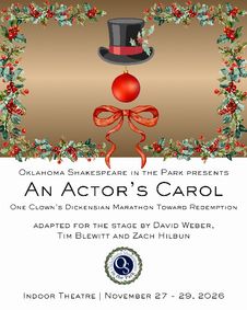 An Actor's Carol show poster