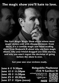 The Anti-Magic Magic Show show poster