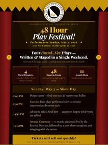 48 Hour Play Festival show poster