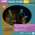 Westchester Collaborative Theater (WCT) Presents The Oren Neiman Quartet Performing “Songs of the Valley” at WCT Music in the Box in Rockland / Westchester