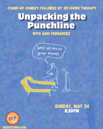 Unpacking the Punchline: stand-up comedy followed by sit-down therapy