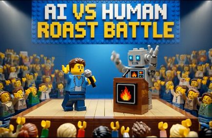 AI vs Human Roast Battle show poster