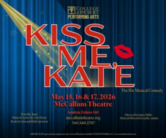 KISS ME, KATE show poster