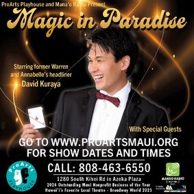 Magic in Paradise with David Kuraya show poster