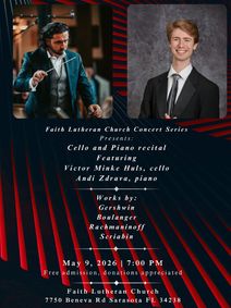 Piano and Cello Duo show poster