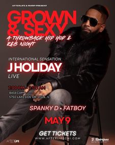 Grown and Sexy Night with J Holiday Live! show poster