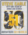 Steve Earle is bringing his '51 Years Of Stories And Songs tour' to the Goodyear Theater May 28th! in Cleveland