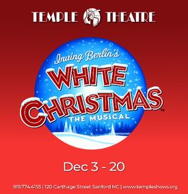White Christmas show poster