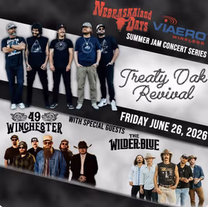 Nebraskaland Days Festival: Treaty Oak Revival, 49 Winchester, & The Wilder Blue