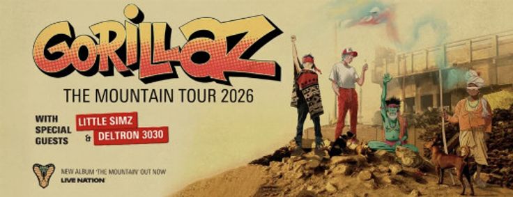 Gorillaz show poster